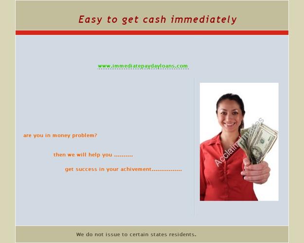 Web cash loan&