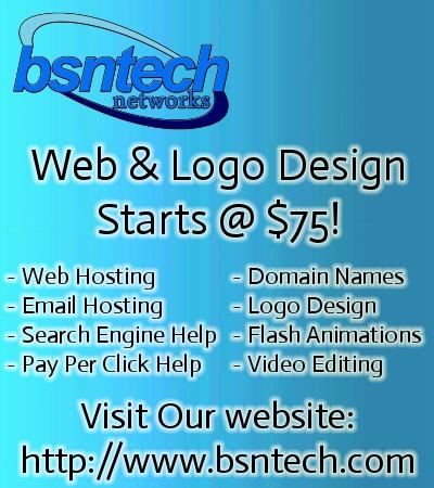 Web Designs, Logo Designs - $75