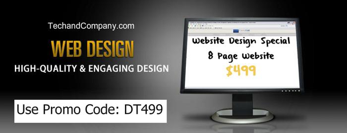 Website Design Special $499!