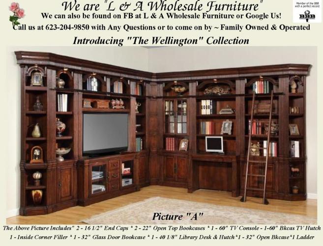 Wellington Collection of Bar - Office furniture - wall units - tv entertainment and more