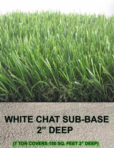 White Chat sub-base for artificial turf and synthetic grass Aggregate Solutions - (702)818-6686