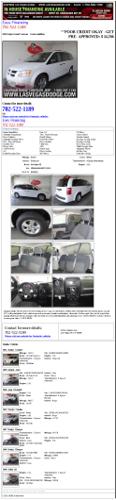 ! ! White Great condition ! 2008 Dodge Grand Caravan ! !