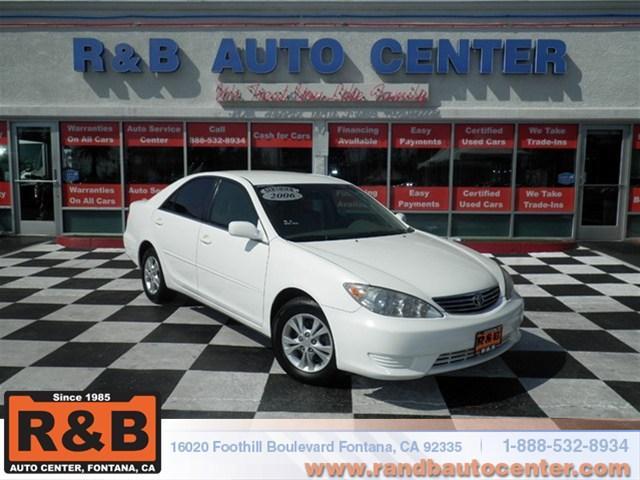 White New 2006 Toyota Camry 3.0L V6 Gas from Fontana Inland Empire CA