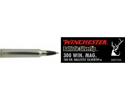 Winchester Ammo SBST300 Suprem 300WinMag 180grB Silvertip
