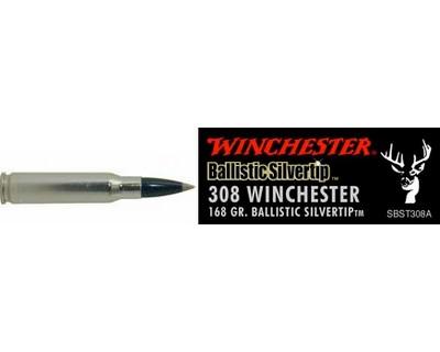 Winchester Ammo SBST308A Supreme 308Win 168gr B Silvertip