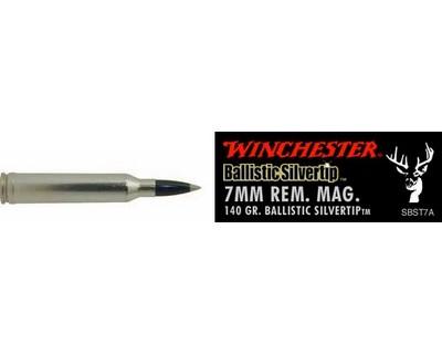 Winchester Ammo SBST7A Suprem 7mmRemMag 140grB Silvertip