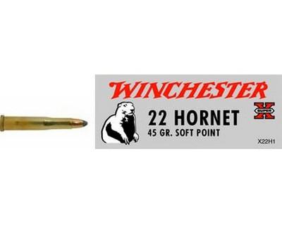 Winchester Ammo X22H1 SupX 22 Hornet 45gr SP Super X/50