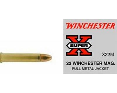 Winchester Ammo X22M SupX 22 WinMag FMJ Super X/50