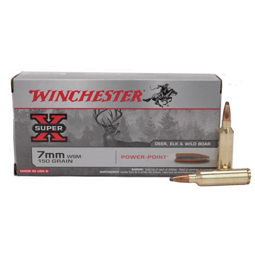 Winchester Ammo X7MMWSM 7mm WSM 150gr Power Point/20