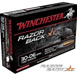 Winchester Razorback XT 30-06 Springfield 180Gr Hollow Point 20 Rounds