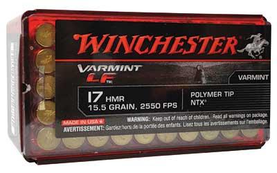 Winchester Rimfire Supreme 17HMR 15.5Gr XTP Lead Free 50 1000 S17HM.