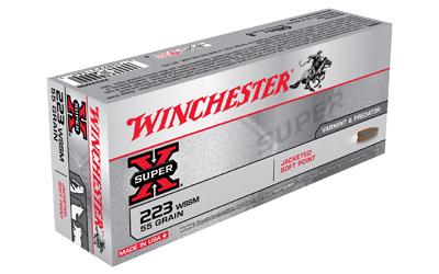 Winchester Super-X 223WSSM 55Gr Pointed Soft Point 20 200 X223WSS