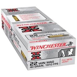 Winchester Super-X 22 WMR 40Gr Full Metal Jacket 50 Rounds