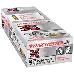 Winchester Super-X 22 WMR 40Gr Jacketed Hollow Point 50 Rounds
