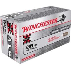 Winchester SuperX 218 Bee 46Gr Jacketed Hollow Point 50 Rounds