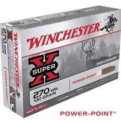 Winchester SuperX 270 Winchester 130Gr Power-Point 20 Rounds