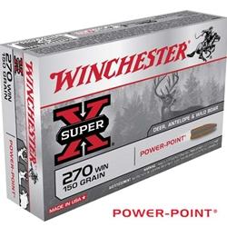 Winchester SuperX 270 Winchester 150Gr Power-Point 20 Rounds