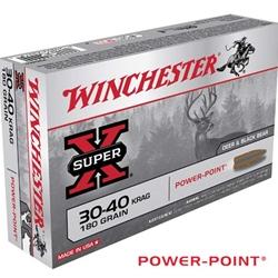 Winchester SuperX 30-40 Krag 180Gr Power-Point 20 Rounds