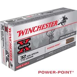 Winchester SuperX 32 Winchester Special 170Gr Power-Point 20 Rounds