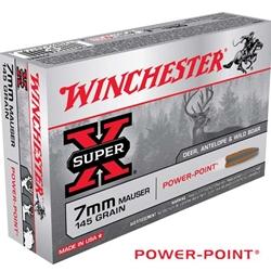 Winchester SuperX 7mm Mauser (7 x 57) 145Gr Power-Point 20 Rounds