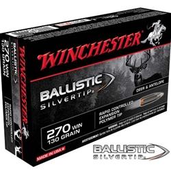 Winchester Supreme 270 Winchester 130Gr Ballistic Silvertip - 20 Rounds