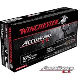 Winchester Supreme 270 WSM 140Gr AccuBond CT - 20 Rounds