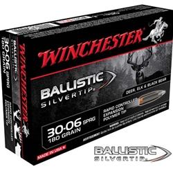 Winchester Supreme 30-06 Springfield180Gr Ballistic Silvertip - 20 Rounds