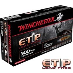 Winchester Supreme 300 WSM 180Gr E-Tip Lead-Free - 20 Rounds