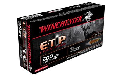 Winchester Supreme 300 WSM 180Gr E-Tip Lead Free 20 200 S300SET