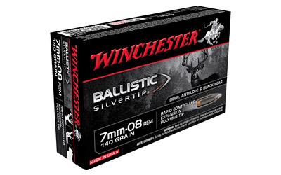 Winchester Supreme 7MM08 140Gr Supreme Ballistic Silvertip 20 200 S.