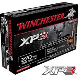 Winchester Supreme Elite 270 Winchester 130Gr XP3 Polymer Tip - 20 Rounds