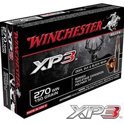 Winchester Supreme Elite 270 Winchester 150Gr XP3 Polymer Tip - 20 Rounds