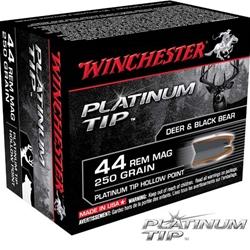 Winchester Supreme Platinum Tip 44 Magnum 250Gr Hollow Point 20 Rounds
