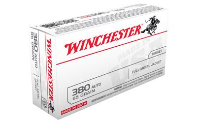 Winchester USA 380ACP 95Gr Full Metal Jacket 50 500 Q4206