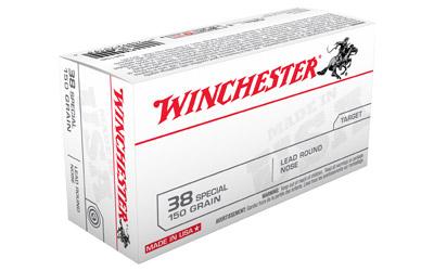 Winchester USA 38 Special 150Gr Lead Round Nose 50 500 Q4196
