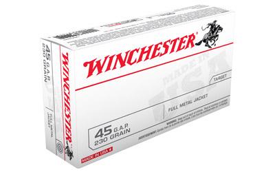 Winchester USA 45GAP 230Gr Full Metal Jacket 50 500 USA45G