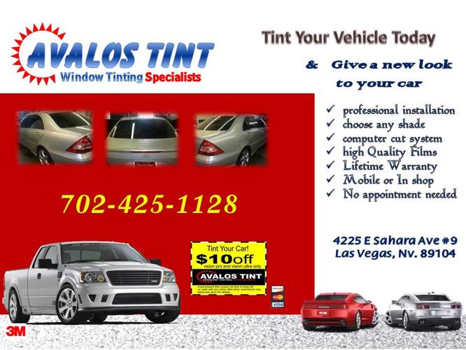 window tinting in Las Vegas valley wide / mobile or in shop window tint