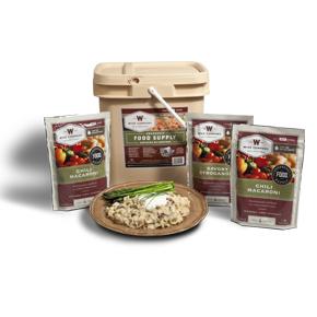 Wise Foods 84 Serving Breakfast and Entre Grab and Go Food Kit - 16 lbs