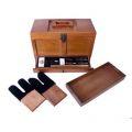 Wooden Toolbox with Universal Gun Cleaning Kit 17 Piece