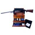 Wooden Toolbox with Universal Gun Cleaning Kit 63 Piece