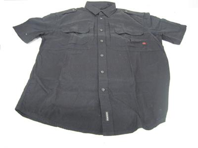 Woolrich 44901-BK-XL Men's Short Slve Shirt Black XL