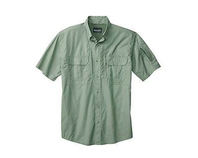 Woolrich 44914-SG-L Mens SS Operator Shirt Sage Large