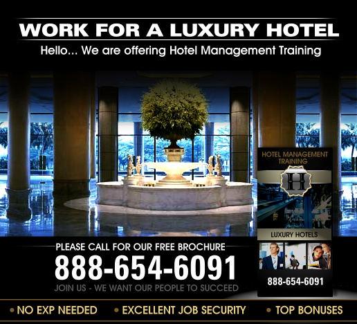 Work At The Most Luxurious Hotels in The World....