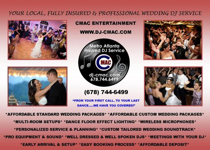 Your Professional, Memory Making Wedding DJ Service