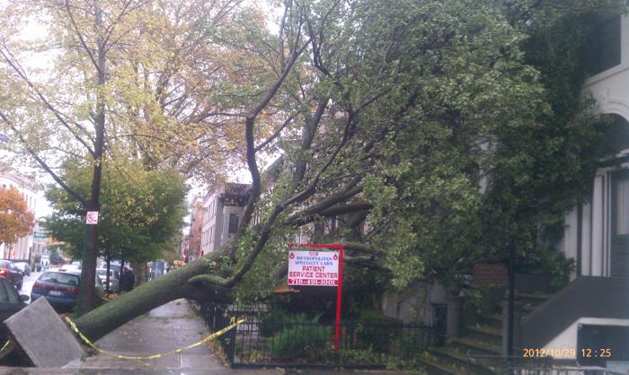 Your property damage by Hurricane Sandy..