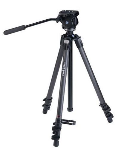 Zeiss Full size Manfrotto Carbon Tripod with Fluid Head 17 93 996