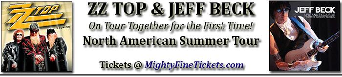 ZZ Top & Jeff Beck Concert Alpharetta, GA Tickets 2014 at Encore Park