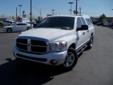 TUCSON DODGE
Wanting a hard core truck for work or even for your family? TUCSON DODGE The #1 Dodge Dealer in Arizona will satisfy your needs! Introducing to you our 2007 Dodge Ram 2500 SLT/Sport Truck Quad Cab!
Â 
Â 
Â 
This 2007 Dodge Ram 2500 SLT/Sport