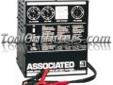 "
Associated 6080A ASO6080A 1-36 Cell Charger
Features and Benefits:
Highest industry rated voltage output (106 volts) for this category of series battery charger
Charges up to 36 cells at the same time
Designed for continuous duty, heavy duty operations