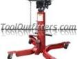 "
Sunex 7793B SUN7793B 1,000 Lb. Capacity Telescoping Transmission Jack
Features and Benefits:Â Â 
Handles all passenger car, van, and light truck automotive transmissions, front wheel drive transaxles and any air-cooled VW enginesÂ 
Telescopic two-stage